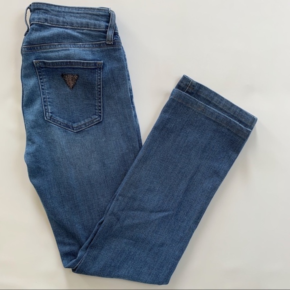 Guess Cigarette mid-rise straight leg jeans
